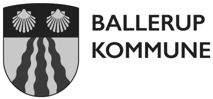 ballerup kommune logo sort hvid
