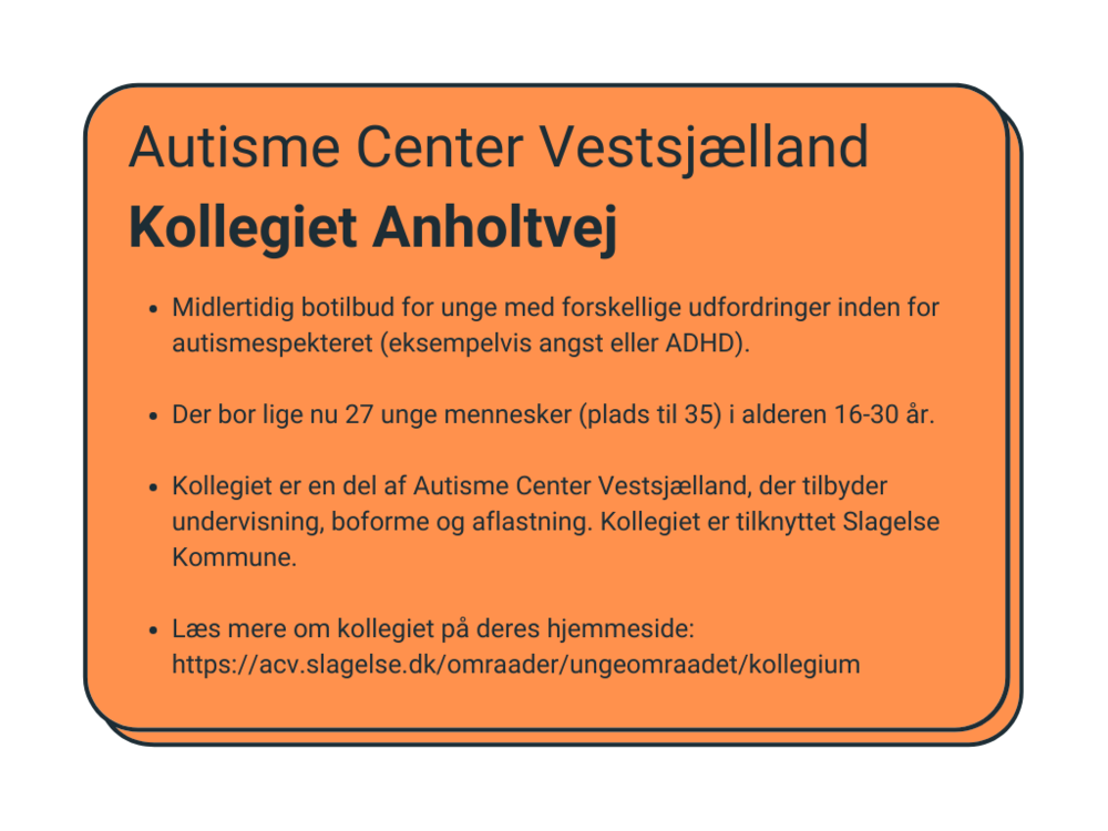 autismcenter vestsjælland anholtvej faktaboks